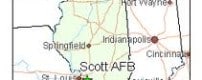Scott AFB Map