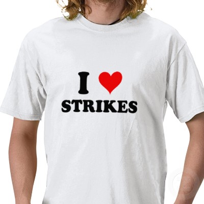 I Love Strikes T Shirt